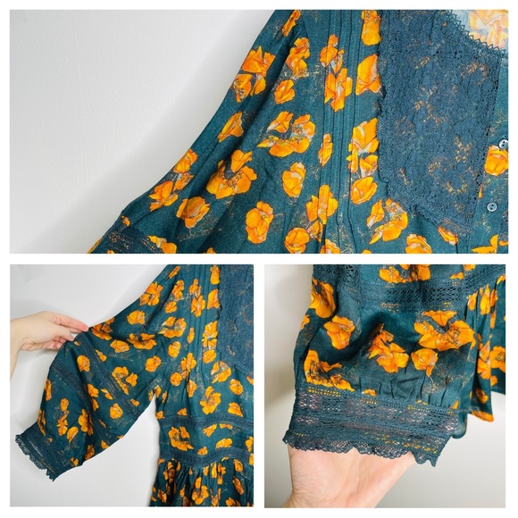 NWT Love the Label - Soraya Buttondown Blouse Top M - Picture 7 of 12